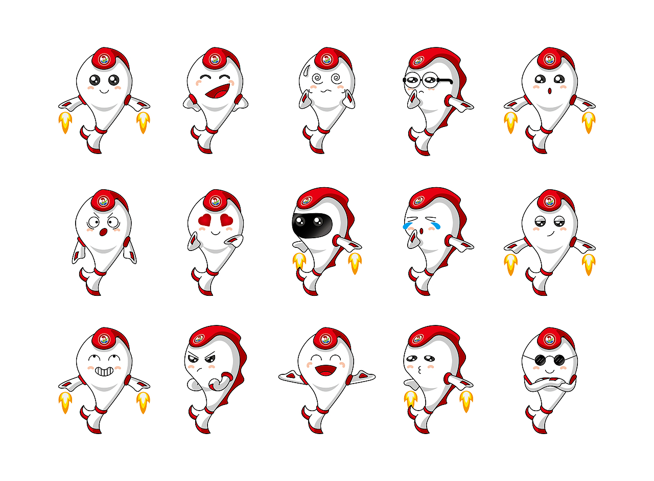 科技园小学 智能鱼吉祥物