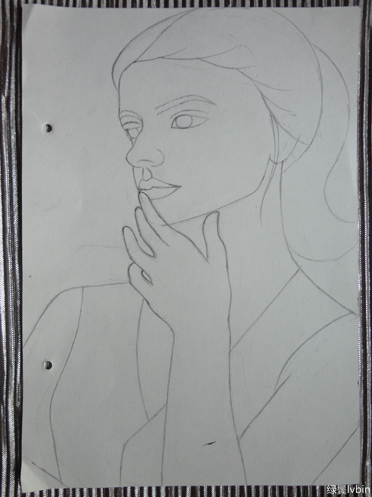 插画练习97 青碧