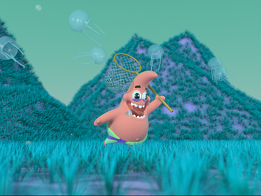 臨摹派大星（個(gè)人主頁(yè)-ZNTcyMjA5NTI=） - 動(dòng)畫/影視 - 站酷設(shè)計(jì)師四胖子原創(chuàng)素材 - 站酷ZCOOL