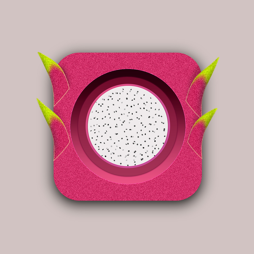 火龙果icon|ui|图标|f妮子_临摹作品-站酷zcool