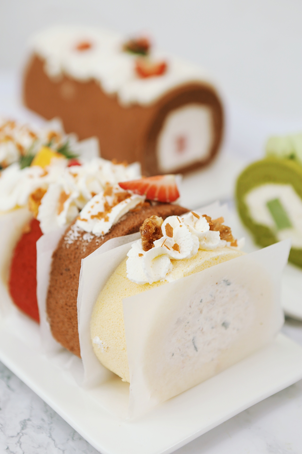 长颈鹿烘培坊糕点拍摄