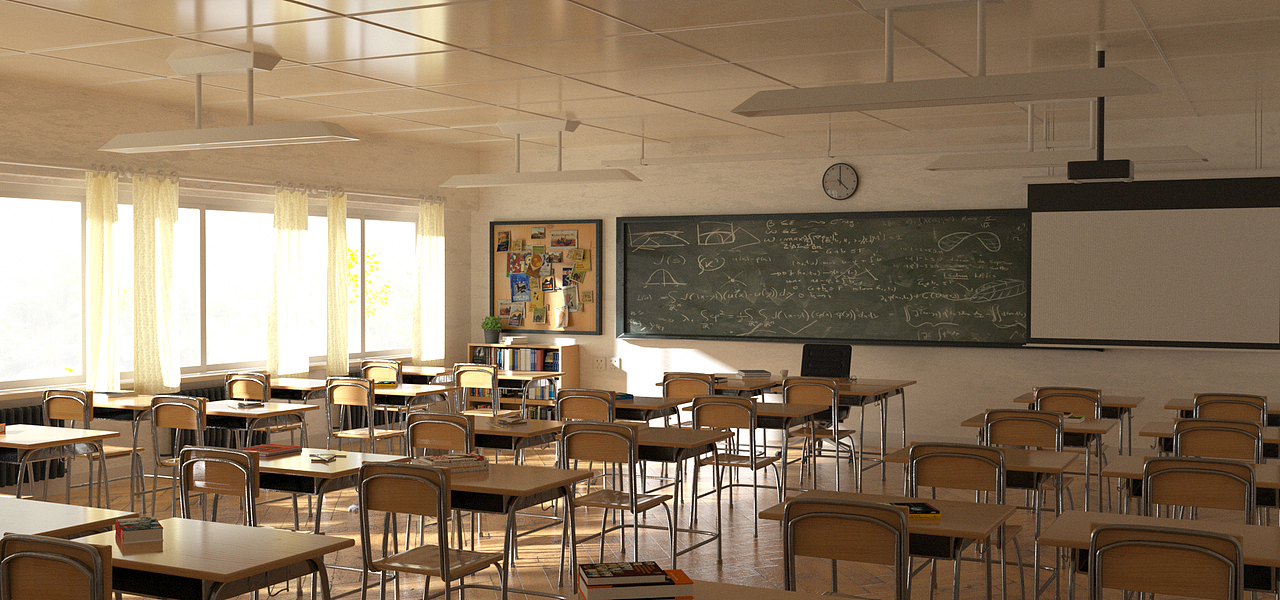 教室-渲染-后期（圖ZMjQ4NjExODQ0） - 場景 - 站酷設計師阿凸不禿原創(chuàng)素材 - 站酷ZCOOL