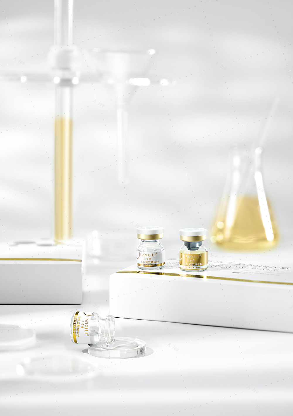 冻干粉|美妆类简约场景产品拍摄