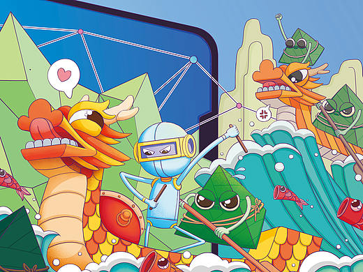 19年作品 海报（个人主页-ZMzk0NzIxNDg=） - 商业插画 - 站酷设计师吃饱饭晒太阳原创素材 - 站酷ZCOOL