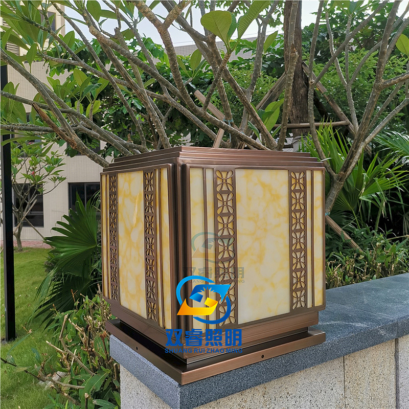 设计新款户外柱头灯 景观落地灯 售楼部墙头灯