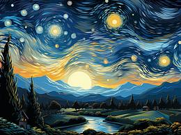 梵高星空