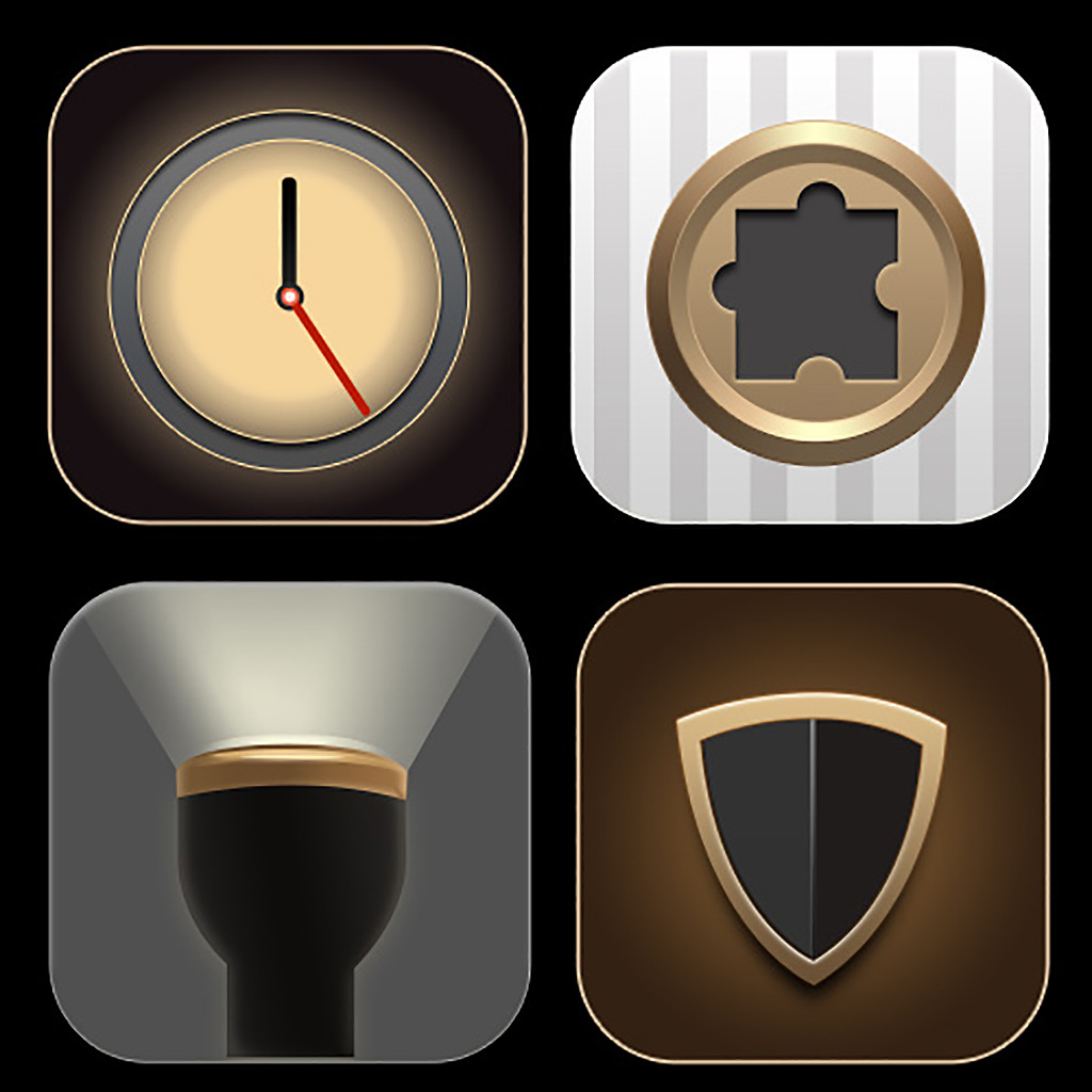 金属商务icon设计