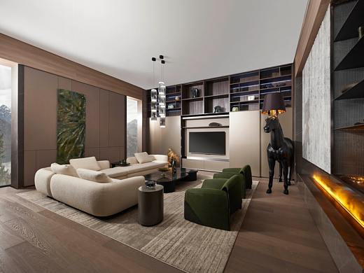 商业空间-客厅卧室-后期修图