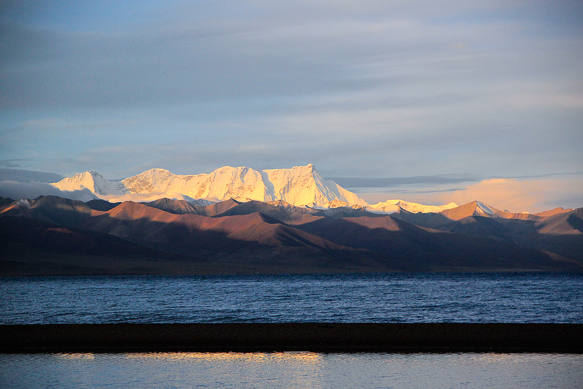 日照金山,唐古拉雪山,纳木错,西藏