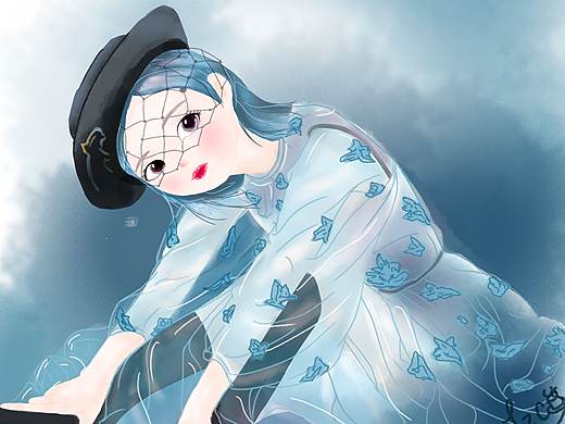 蓝色少女