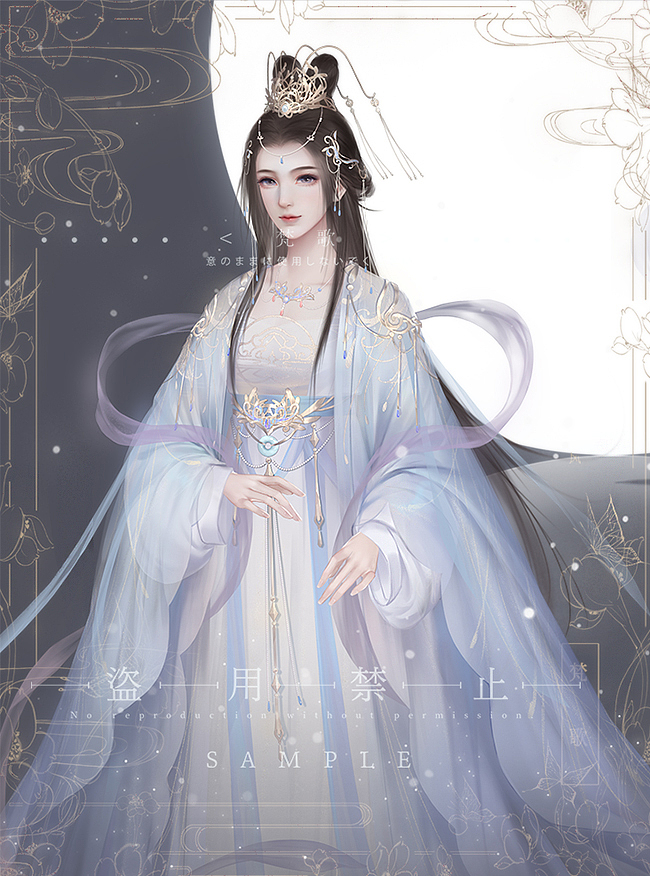 立绘定制小姐姐（图ZMTk1ODI2MjU2） - 游戏原画 - 站酷设计师梵歌Van原创素材 - 站酷ZCOOL