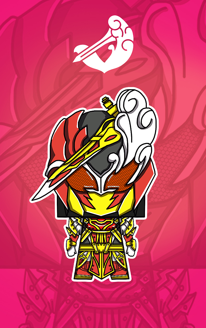 假面骑士圣刃佩剑sabelal纸模壁纸