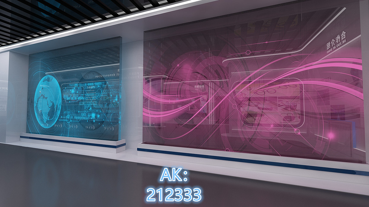 富乐华科技展厅3D设计效果图（图ZMjc3NjQxODQ0） - 产品 - 站酷设计师AK212原创素材 - 站酷ZCOOL