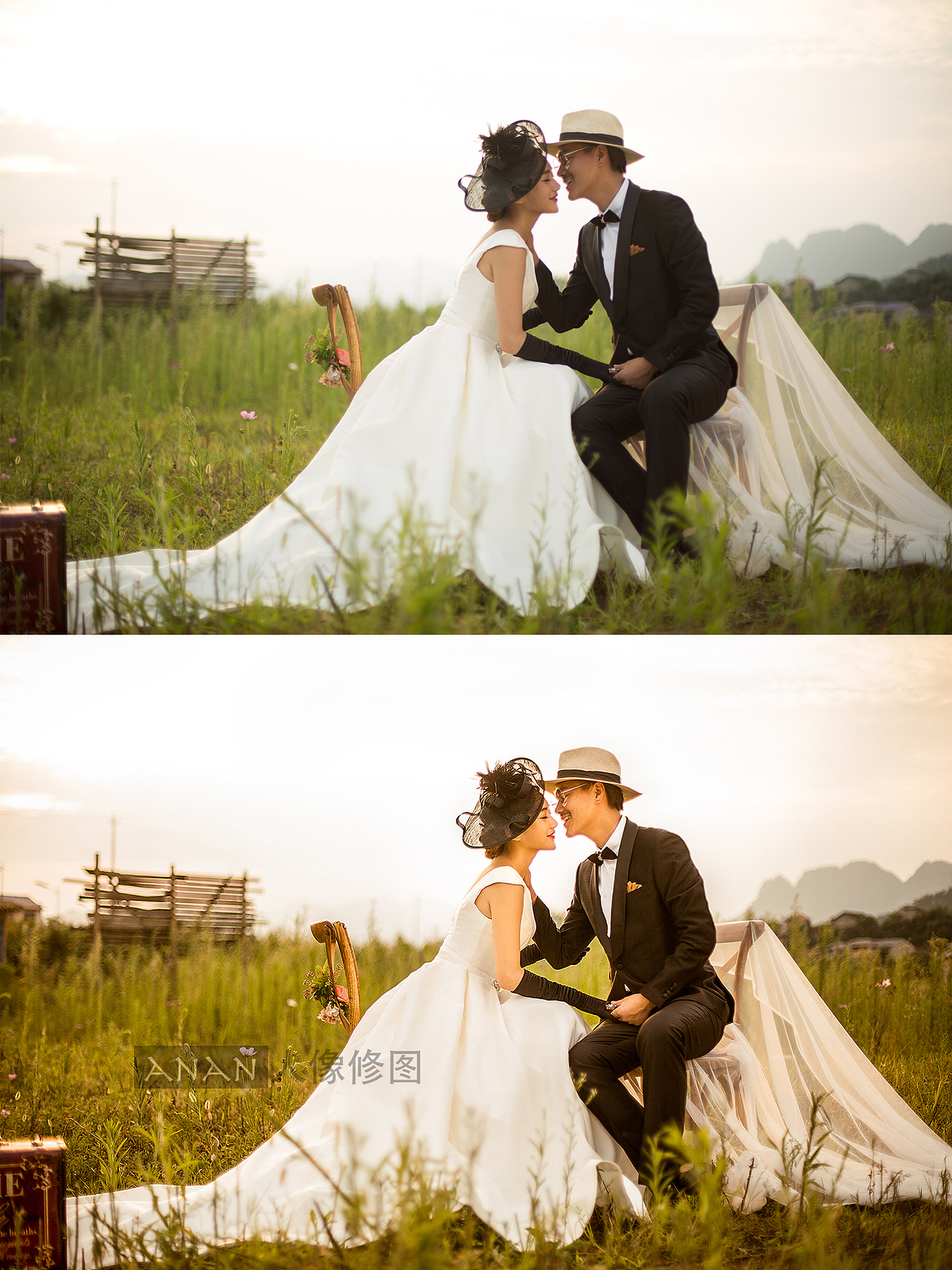 色调练习对比。（图ZMTUxMTMxOTAw） - 修图/后期 - 站酷设计师小琳同学原创素材 - 站酷ZCOOL