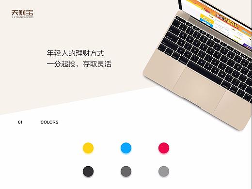 天财宝网站设计