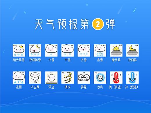 小玫天气第二弹（个人主页-ZNDkyNDI5ODg=） - 艺术插画 - 站酷设计师爱吃鱼的禹原创素材 - 站酷ZCOOL