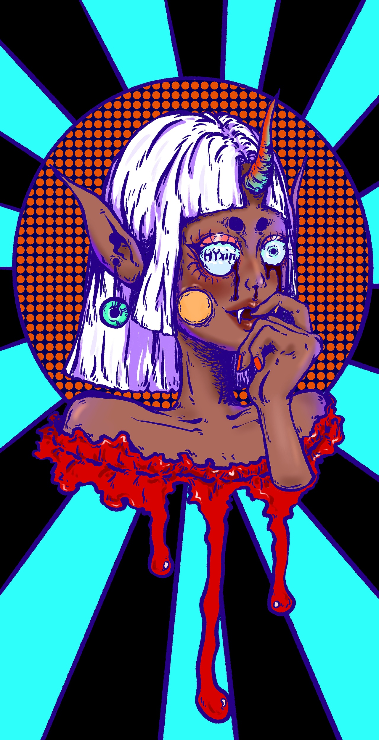 怪诞系列|插画|新锐潮流插画|版痘hyxin_原创作品-站酷zcool