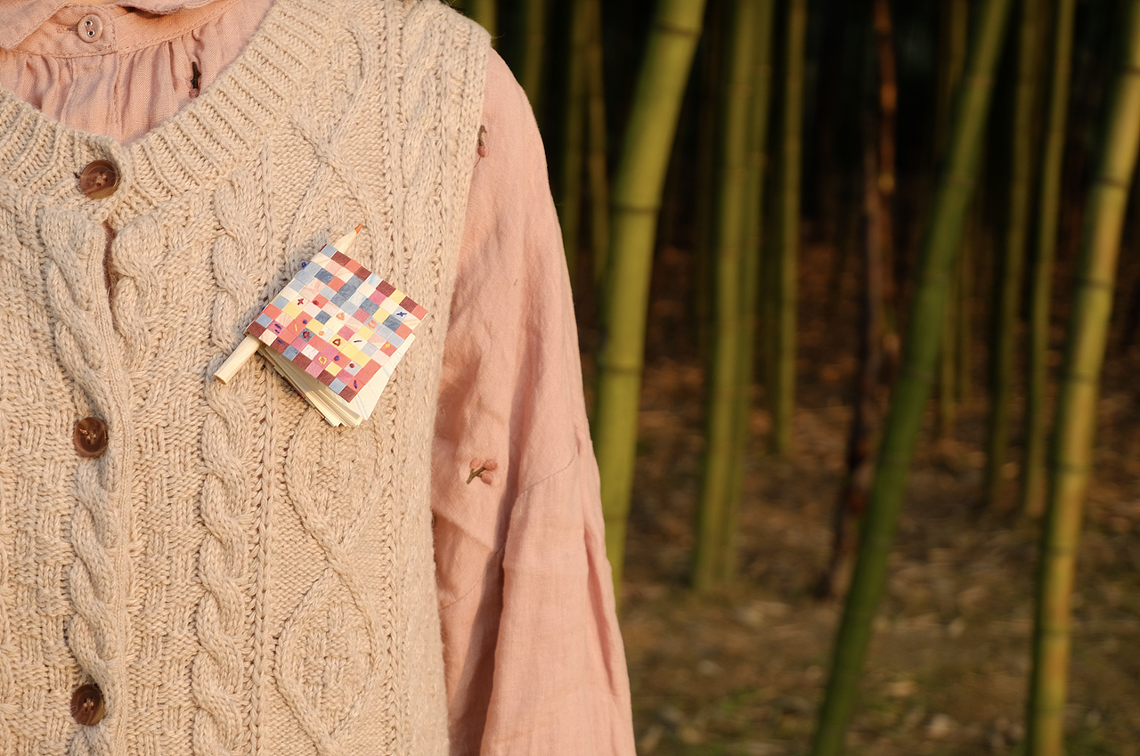 可佩戴的本子—胸针本