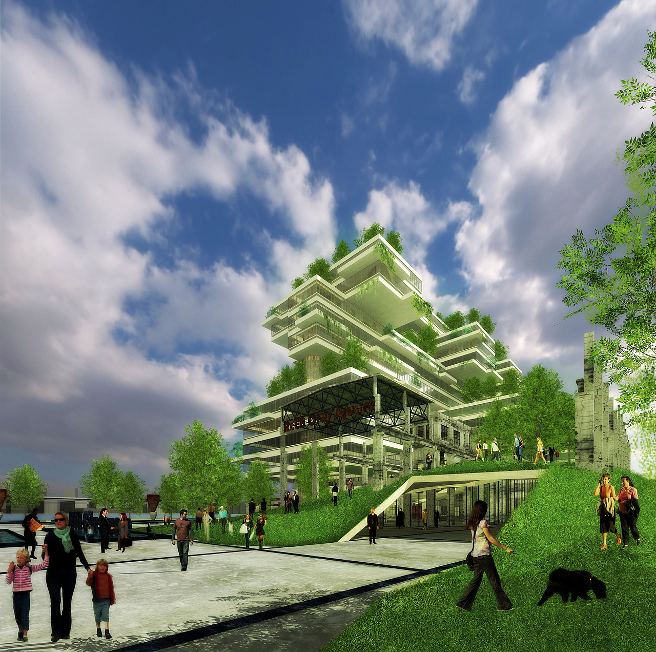 都市绿色"插件"垂直森林在住宅建筑设计的尝试性研究