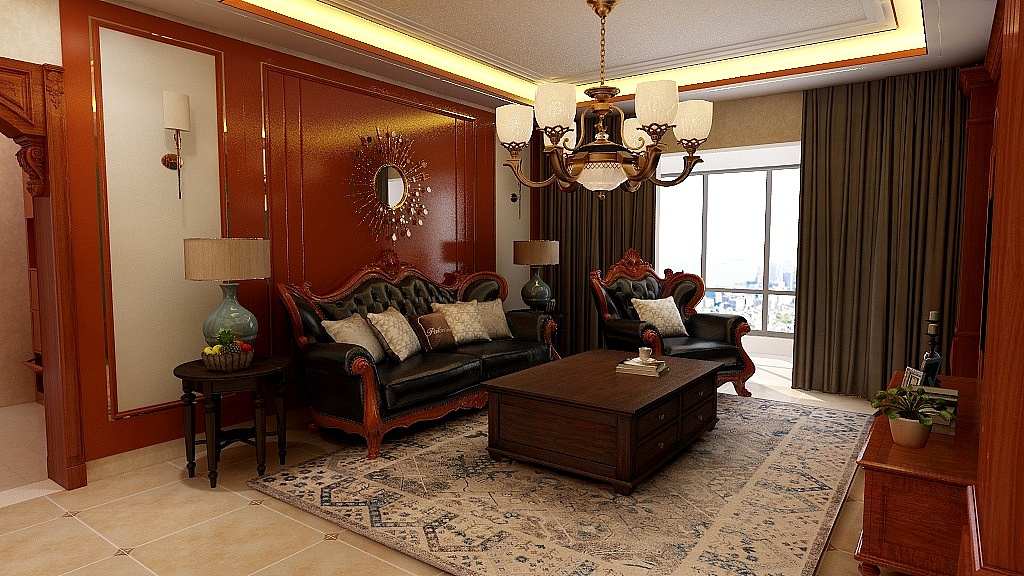 美式装修（图ZMjI3MTM4NDUy） - 家装设计 - 站酷设计师lishengkai2013原创素材 - 站酷ZCOOL