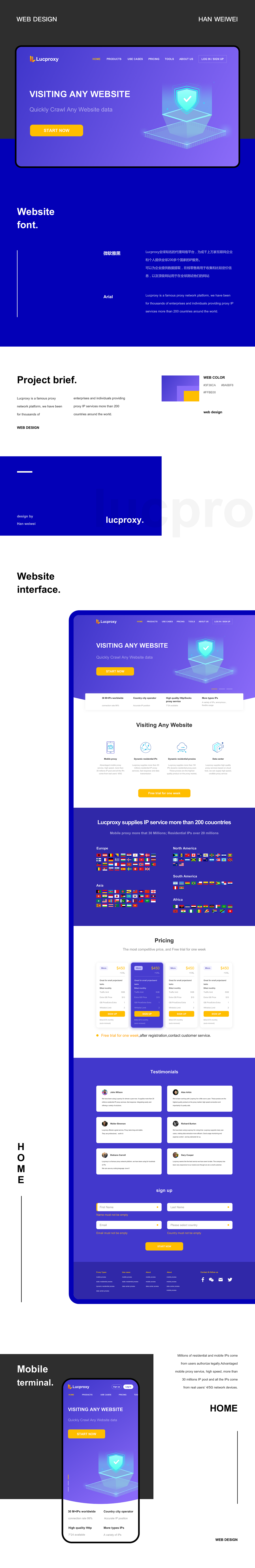 Lucproxy_网站设计（图ZMjQzMjQ0Mzc2） - 企业官网 - 站酷设计师微微_Jasmin原创素材 - 站酷ZCOOL