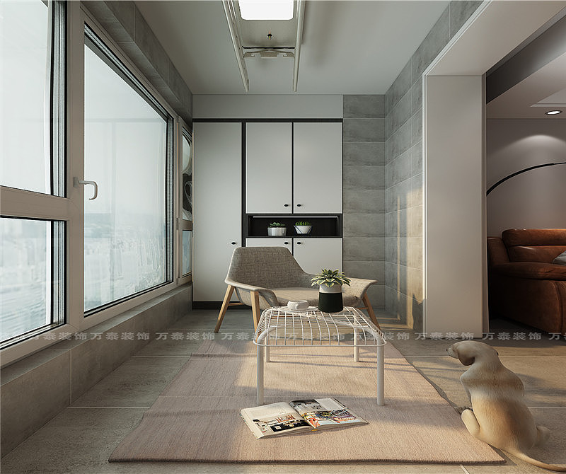 济南万泰装饰济南尊极简风装修案例分享（图ZMjExMzY4OTky） - 家装设计 - 站酷设计师包子13287700030原创素材 - 站酷ZCOOL