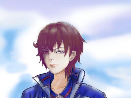 网球服少年