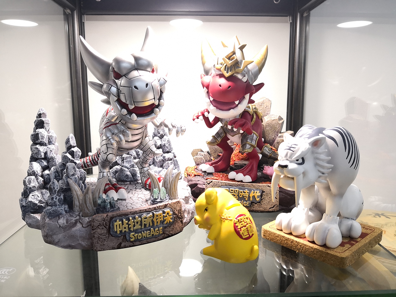 超高还原度石器时代模型手办老玩家不容错过拍摄非盲盒