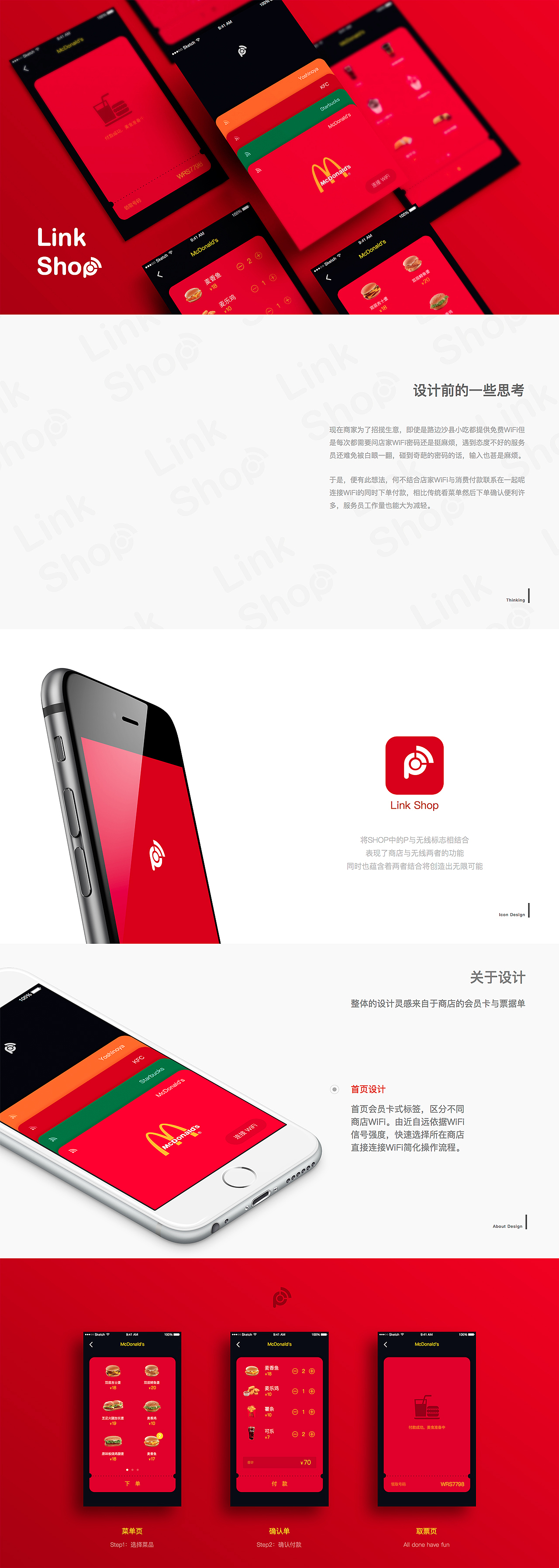 《Link-Shop》 界面展示（图ZNDMxOTE1Mjg=） - APP界面 - 站酷设计师Shawn_D原创素材 - 站酷ZCOOL