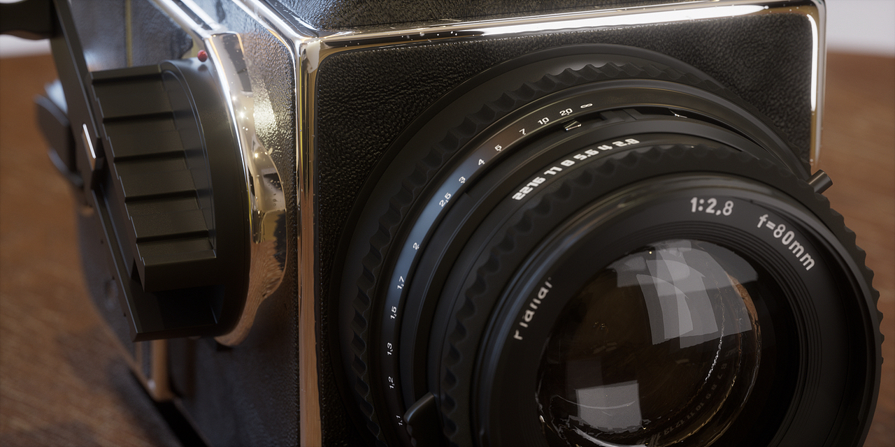 Hasselblad VizPeople - RetroCamera渲染