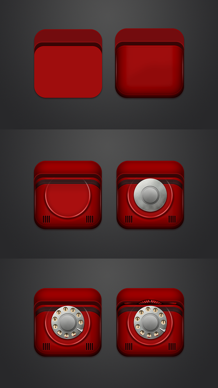 临摹sanadas拟物化电话icon（图ZNjc2ODg4MjQ=） - 图标 - 站酷设计师无物可减原创素材 - 站酷ZCOOL