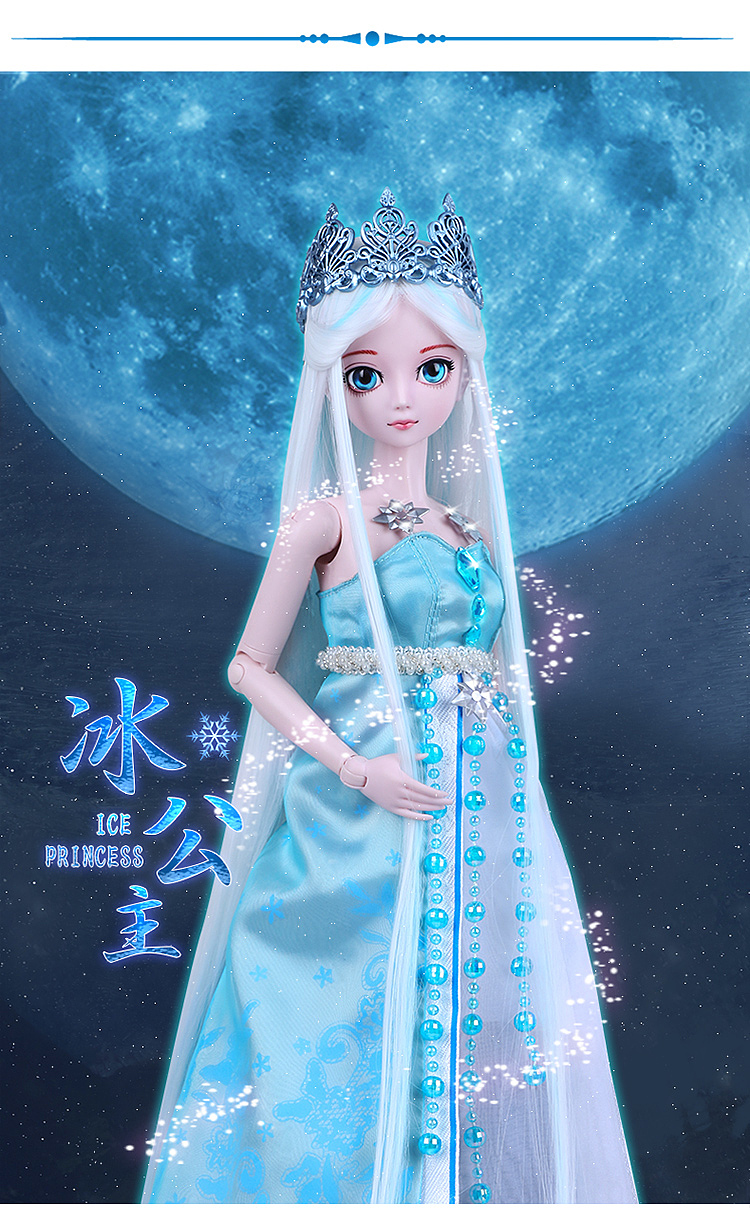 冰公主娃娃详情(拍照 抠图 合成 排版)