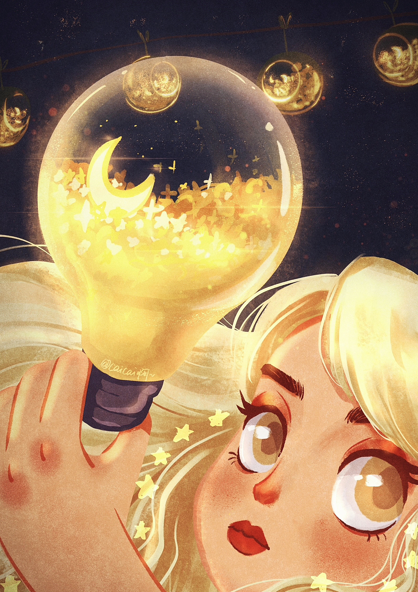 童话风插画合集（图ZMzIzNTM3NTI4） - 儿童插画 - 站酷设计师CAICAI菜梦大原创素材 - 站酷ZCOOL