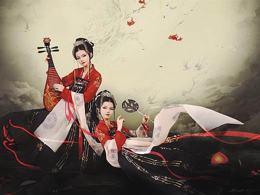 【汉饰汇】炫·雀- 唐制齐胸襦裙