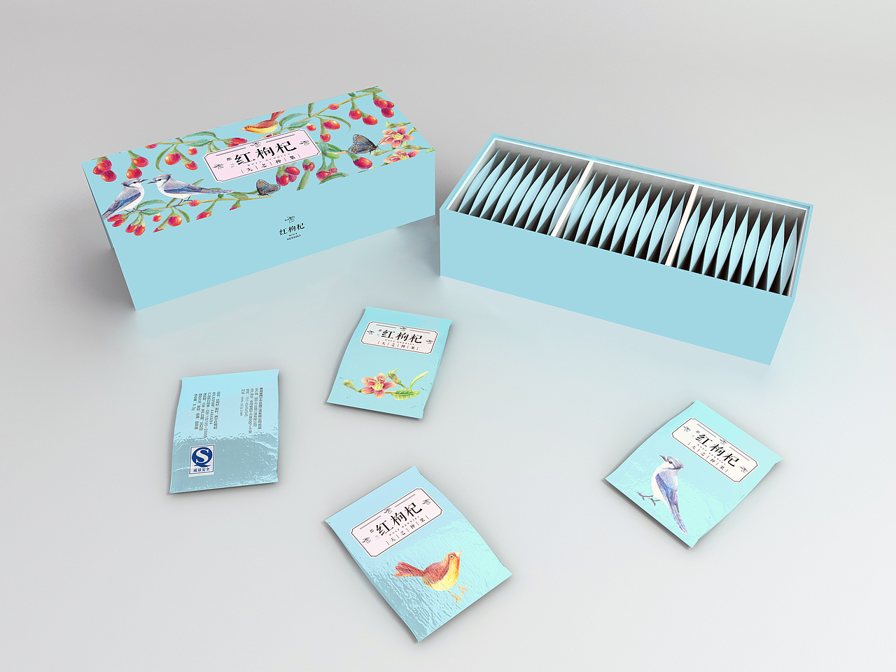 枸杞包装（图ZNjk0MzQ1MjQ=） - 包装 - 站酷设计师木子的向往原创素材 - 站酷ZCOOL
