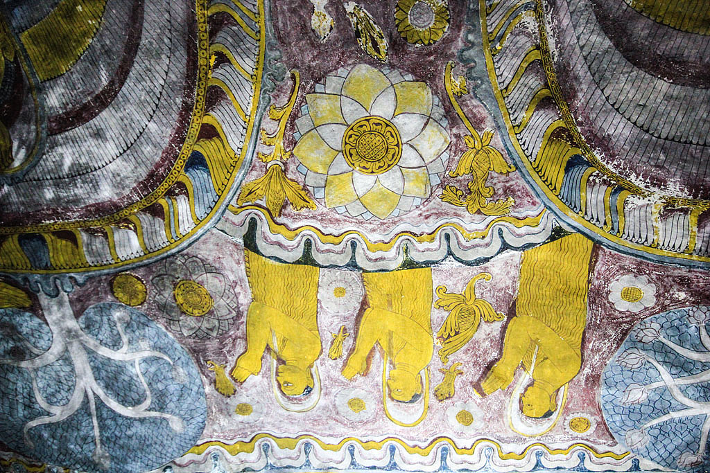 斯里兰卡/丹布勒/洞窟寺壁画