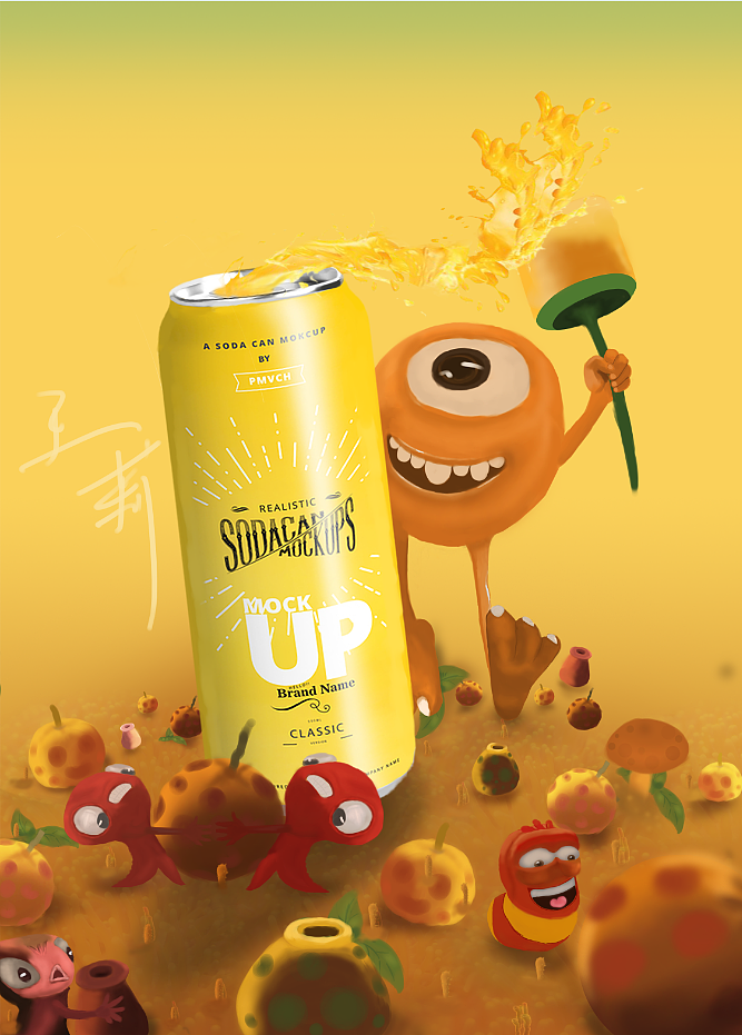 宣传海报/原画/饮料（图ZMTc1MTAyMjc2） - 商业插画 - 站酷设计师一个词原创素材 - 站酷ZCOOL