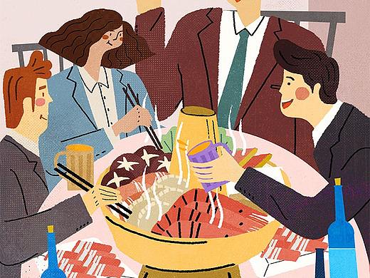 中信银行信用卡h5宣传插画