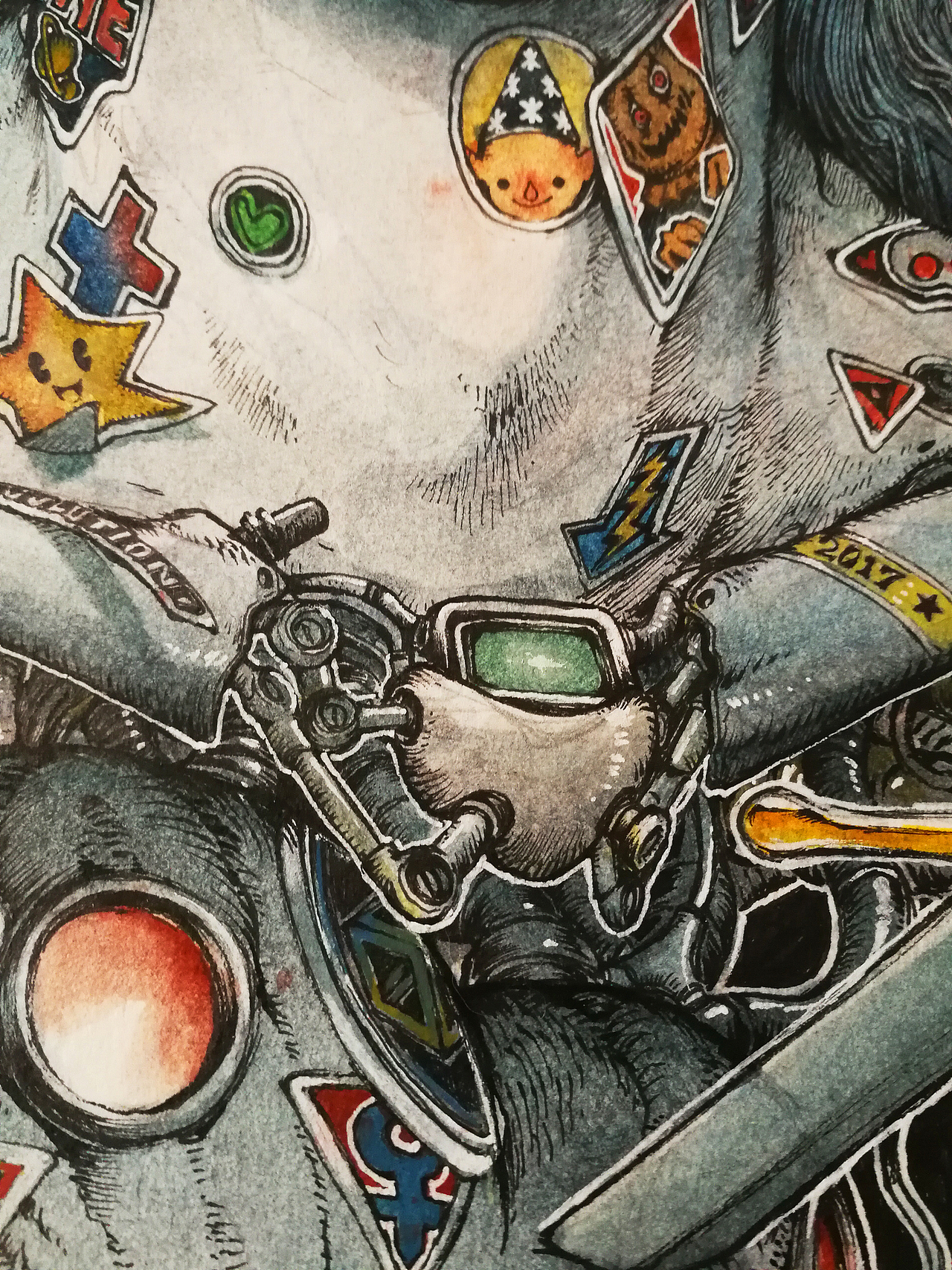 Determination 決心 2018-01（图ZMTA1OTU3NDYw） - 艺术插画 - 站酷设计师我的药呢原创素材 - 站酷ZCOOL