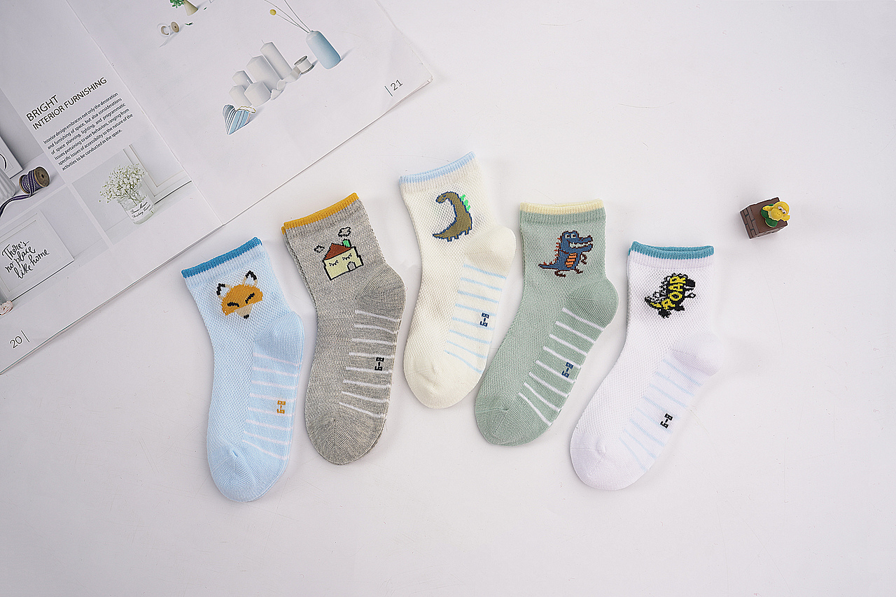 小清新童袜平铺