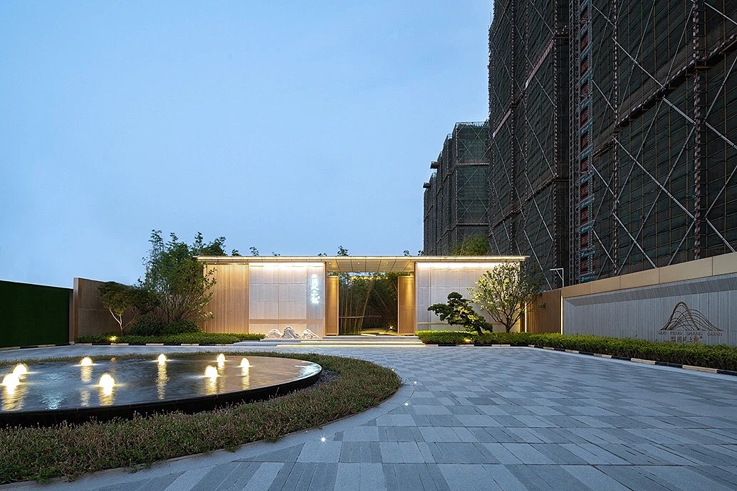 武汉首开国风上观售楼处\示范区建筑景观照明设计