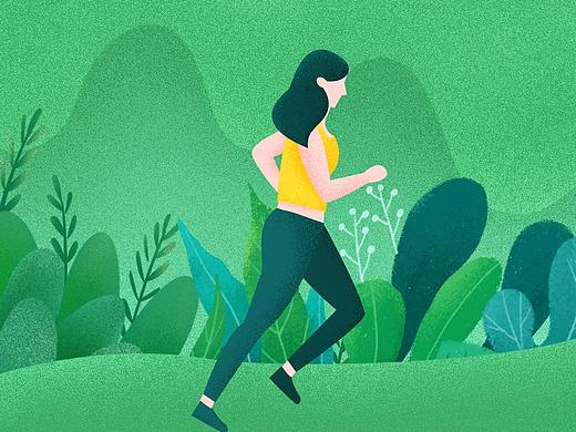 一个人跑步（个人主页-ZMjgxMDY5OTY=） - 创作习作 - 站酷设计师Paigesal原创素材 - 站酷ZCOOL