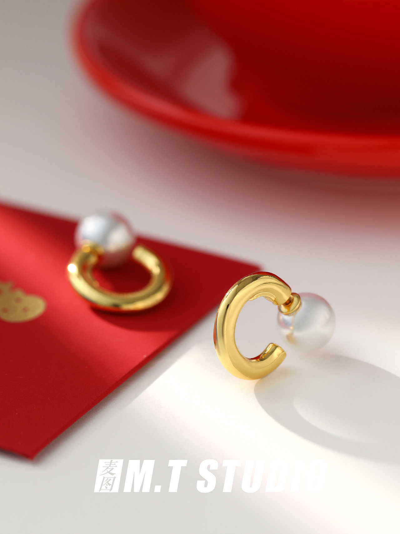 饰品拍摄 珠宝饰品静物拍摄 小众饰品耳饰静物平铺拍摄