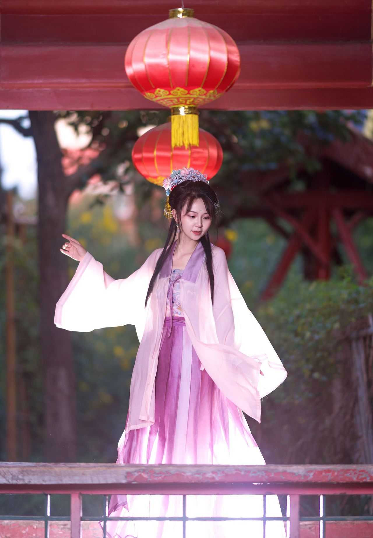 大观园公园宋制汉服写真