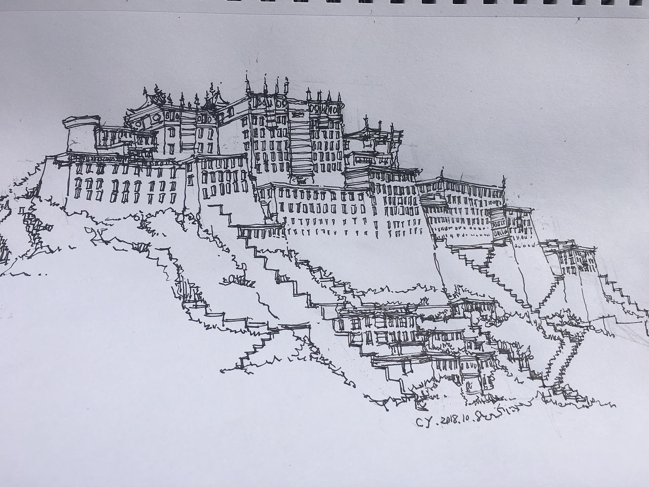布达拉宫 - 原创作品 - 站酷(zcool)