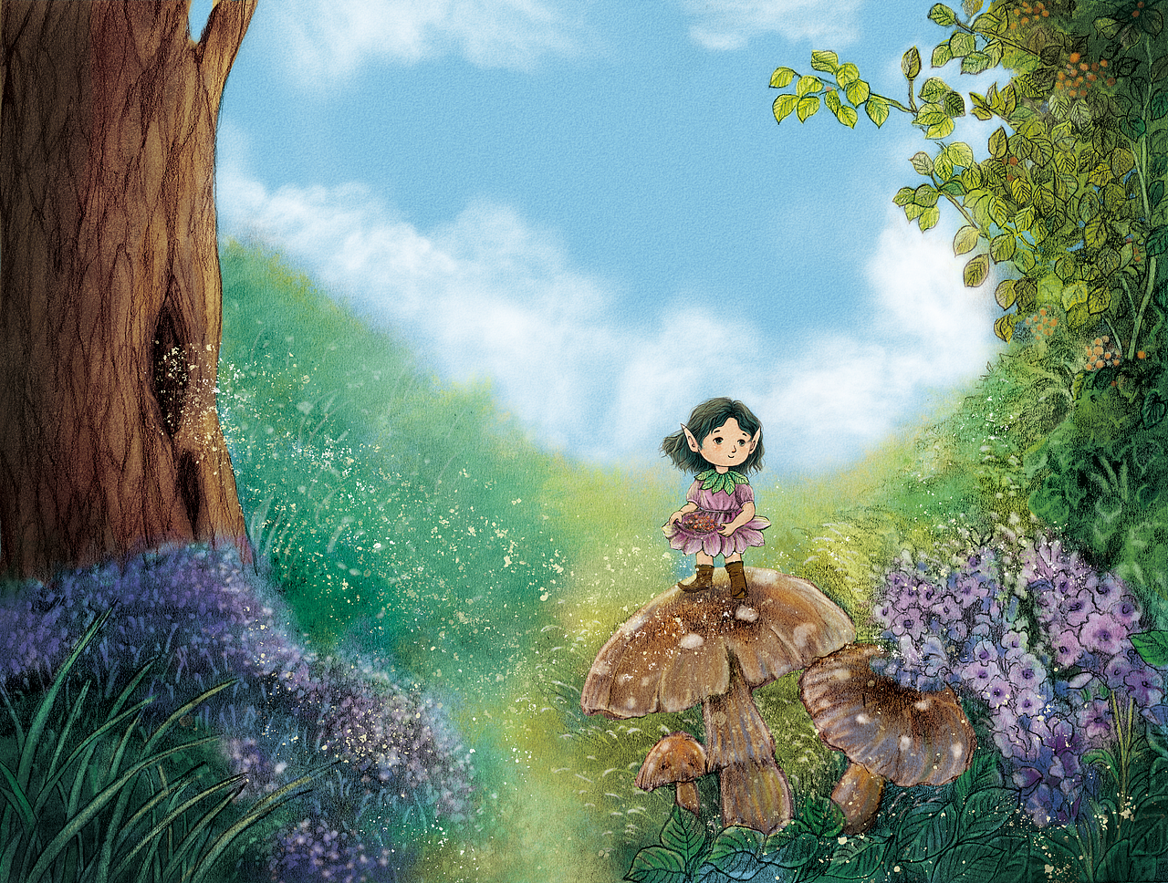 童话风儿童插画|插画|儿童插画|tina尹爱婷_原创作品-站酷zcool