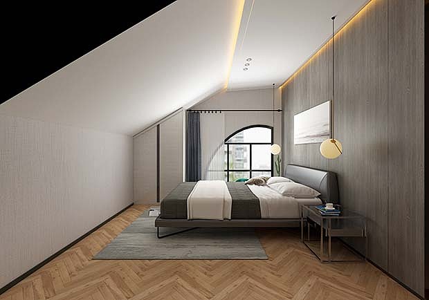 济南名悦山庄220平现代简约别墅装修案例-AMA国际装饰