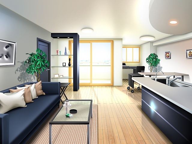 【场景 - 原画】客厅②