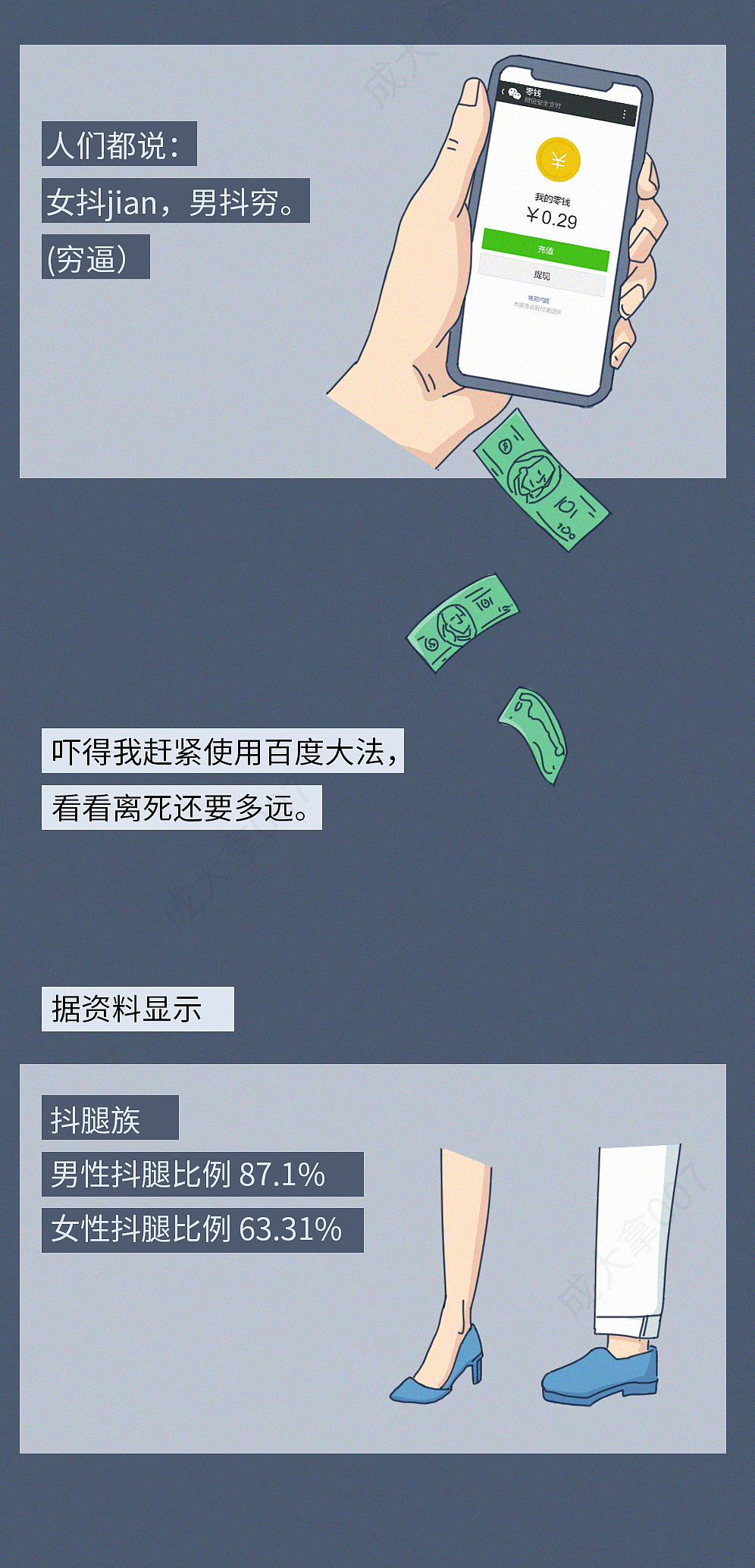 条漫【抖腿一时爽,一直抖腿......】