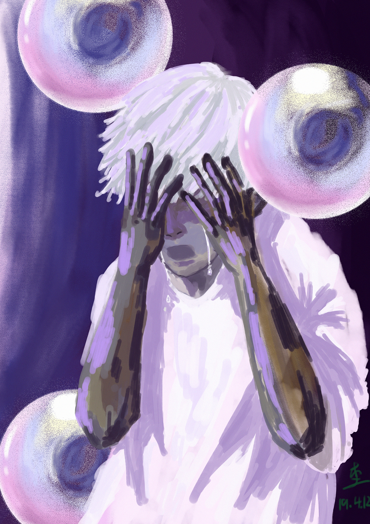 梦碎了,心如空洞.